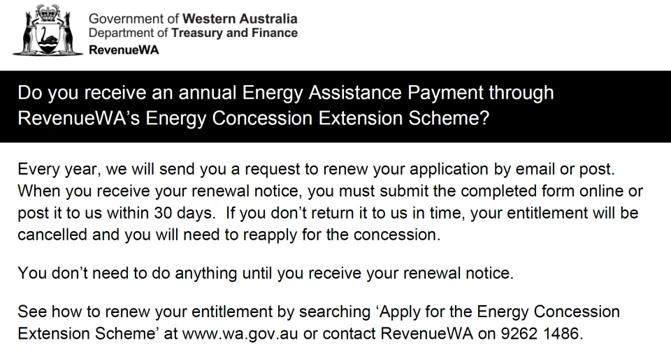 Revenue WA ECES Renewal Flyer 2026